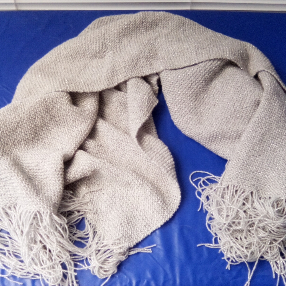 Silver scarf